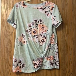 Floral short sleeve